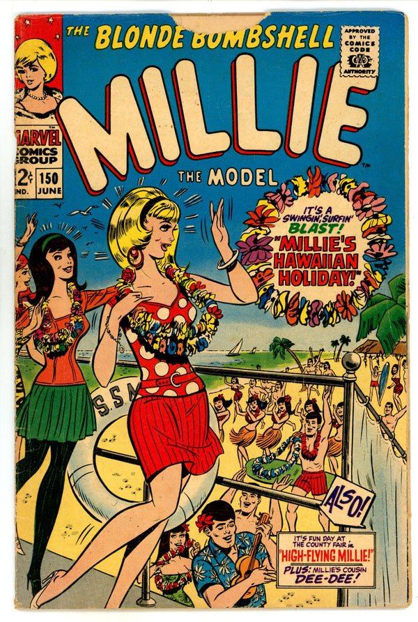 Millie the Model Vol 1 150 VG (4.0) Manufactured W/O Bottom Staple (1967)