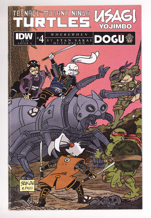 Teenage Mutant Ninja Turtles / Usagi Yojimbo: Wherewhen 4 High Grade (2023)