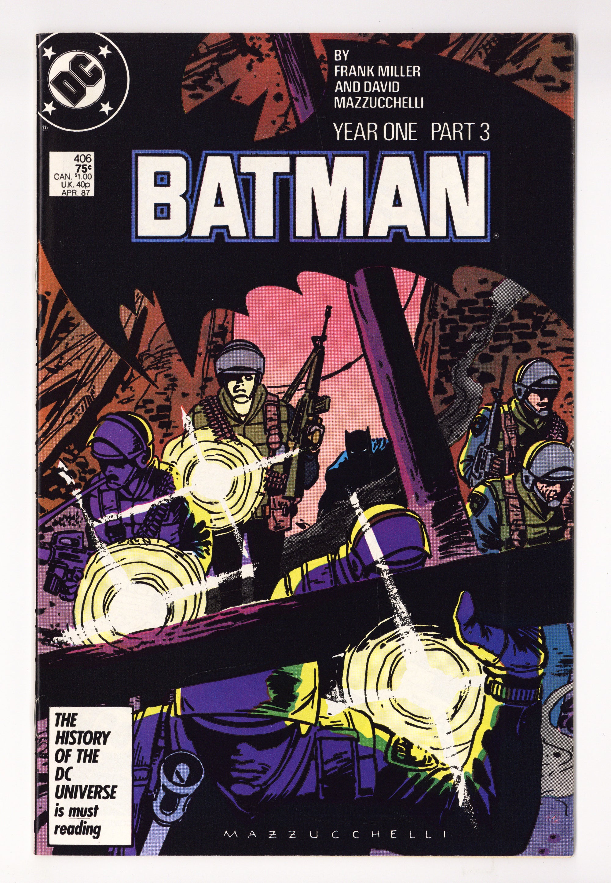 Batman Vol 1 406  VF+ (8.5)   (1987)        