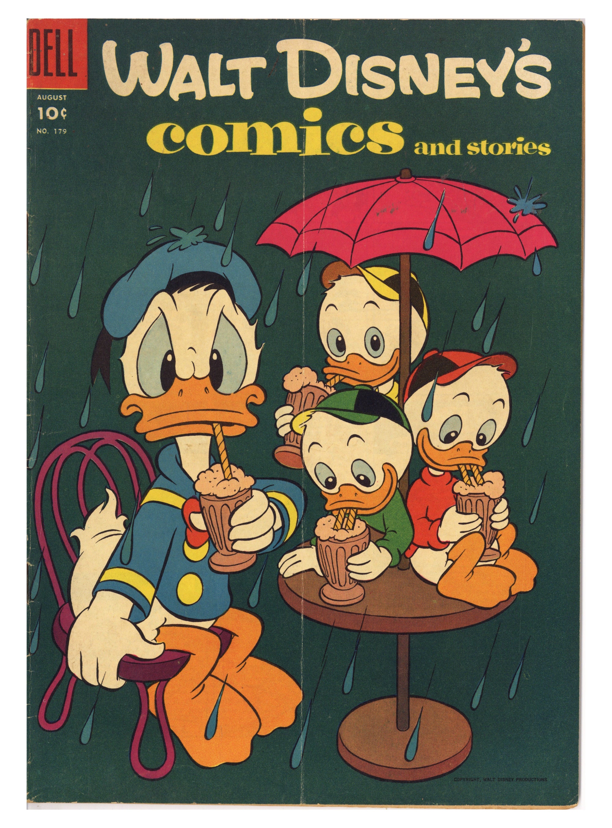 Walt Disney's Comics and Stories Vol 15 11 (179) VG (4.0) (1955) 