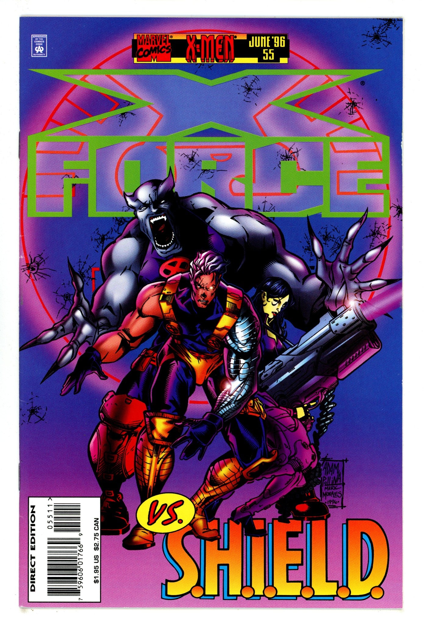 X-Force Vol 1 55 High Grade (1996) 