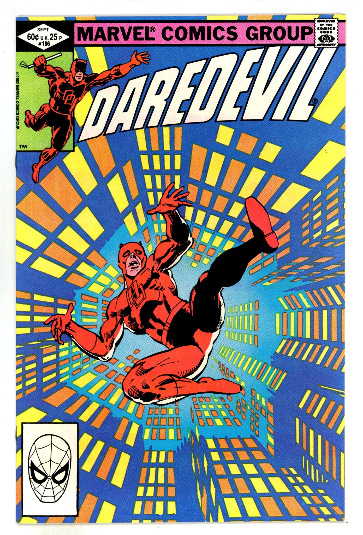 Daredevil Vol 1 186 Mid Grade (1982) 