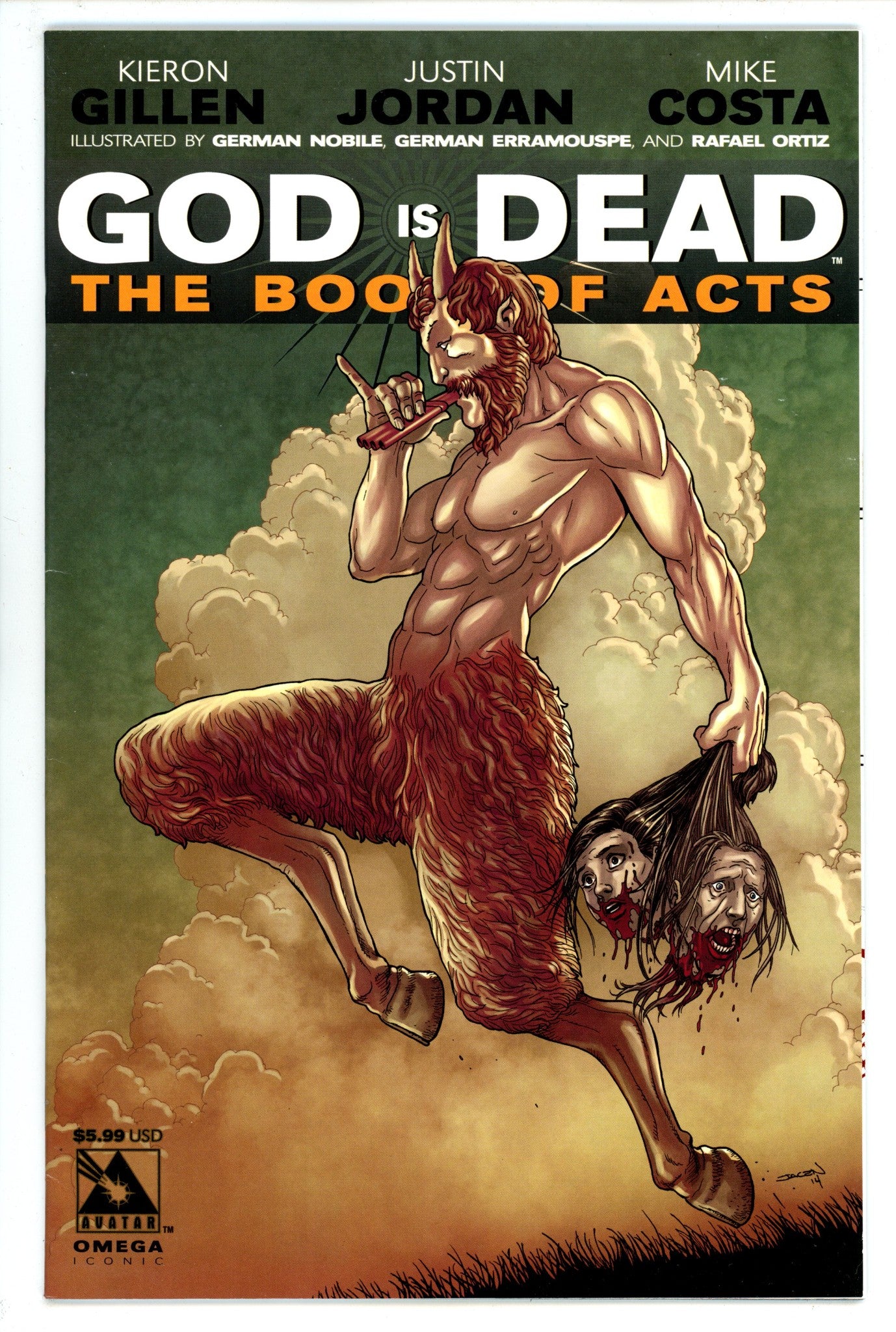 God Is Dead: The Book of Acts Omega Mid Grade (2014) Burrows Variant 