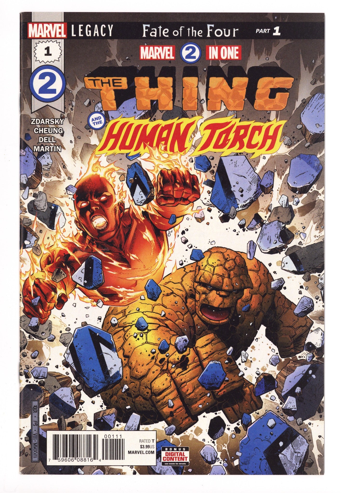 Marvel 2-in-One Vol 3 1 High Grade (2018) 