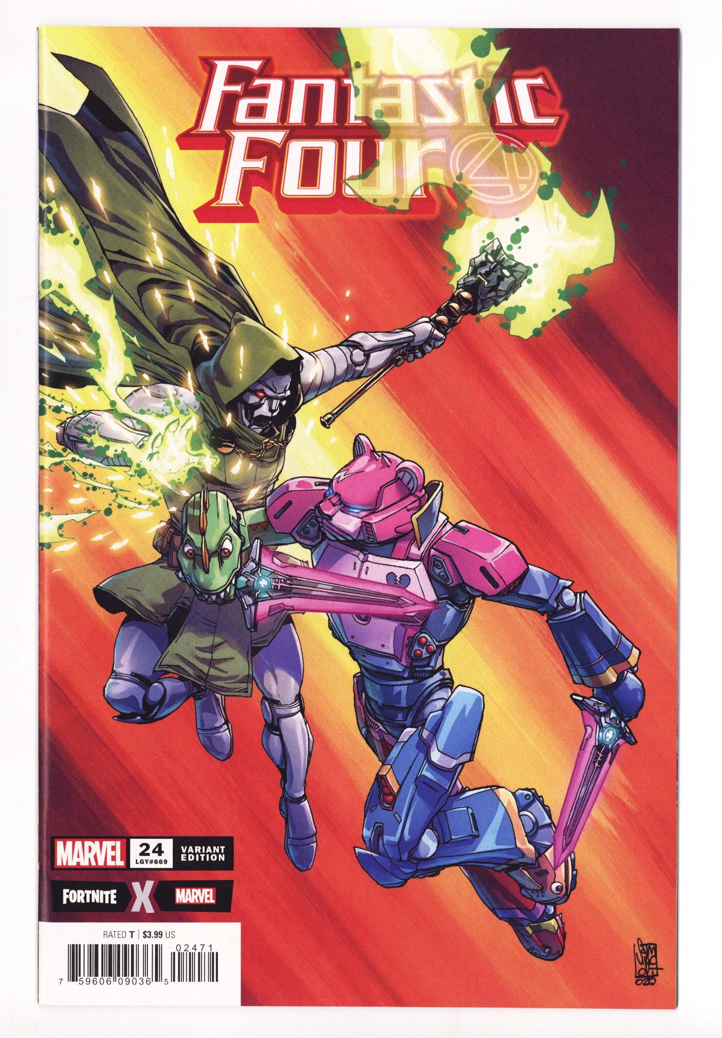 Fantastic Four Vol 6 24 (669) High Grade (2020) Camuncoli Variant 