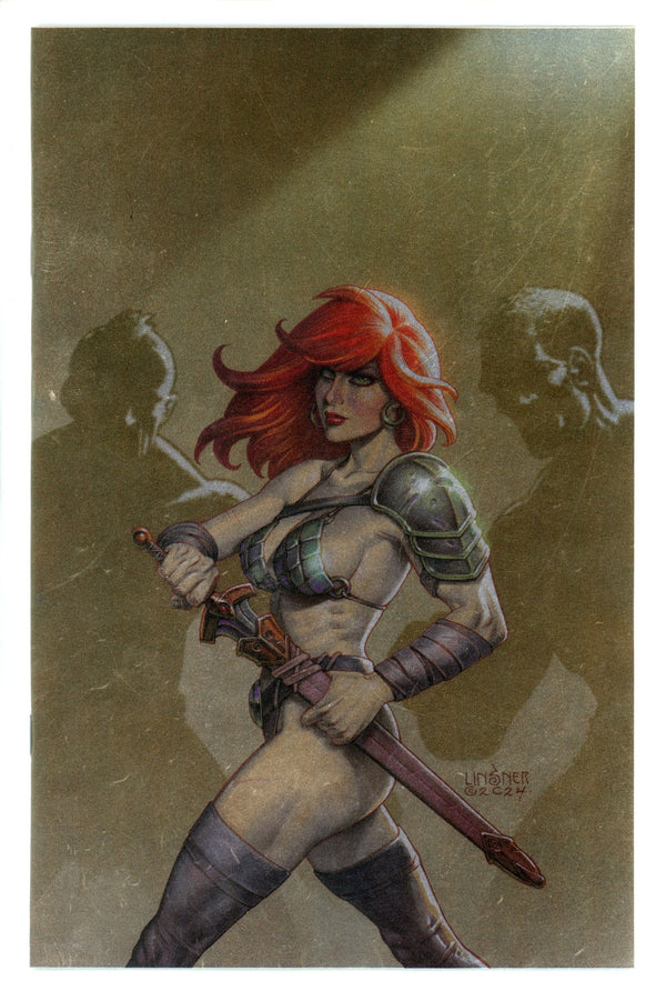 Red Sonja Empire Damned 2 Linsner Foil Virgin Incentive Variant NM- (2024)