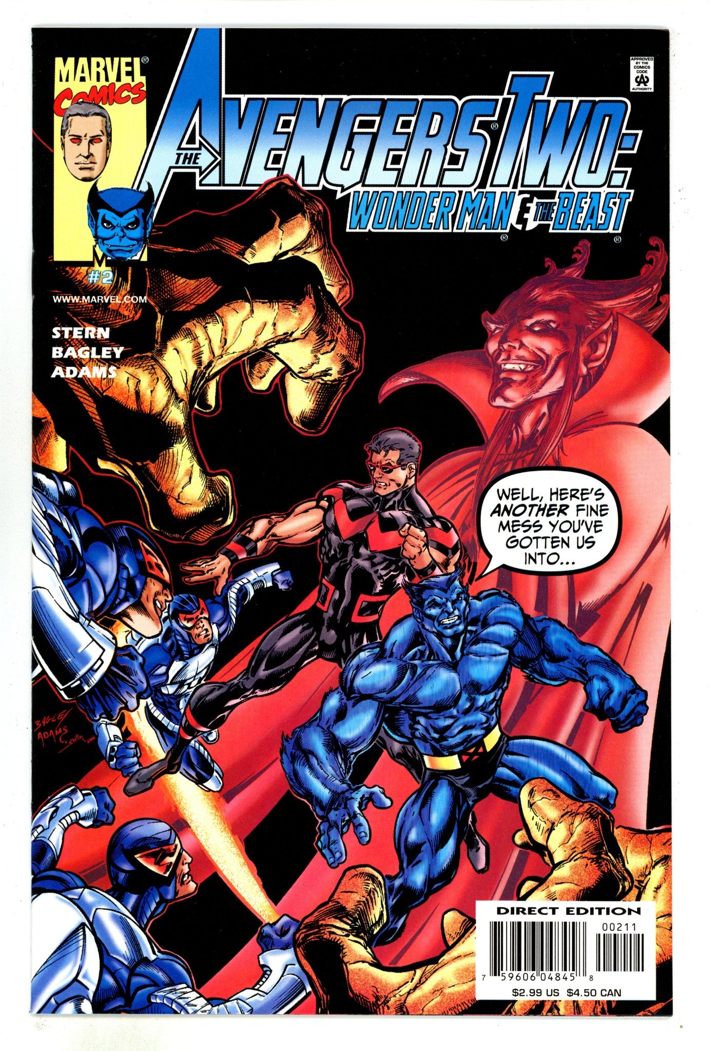 Avengers Two: Wonder Man & Beast 2 High Grade (2000) 
