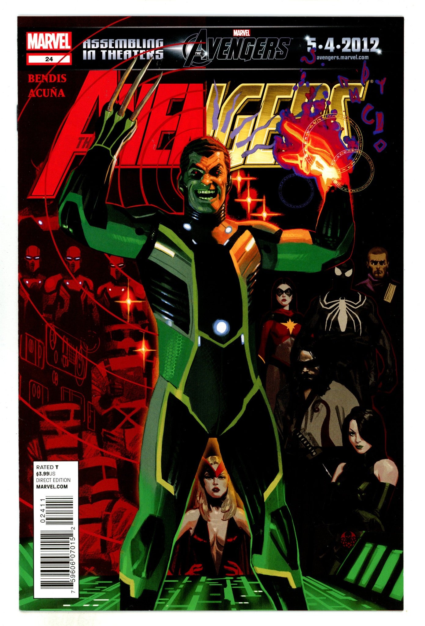 Avengers Vol 4 24  High Grade  (2012)  