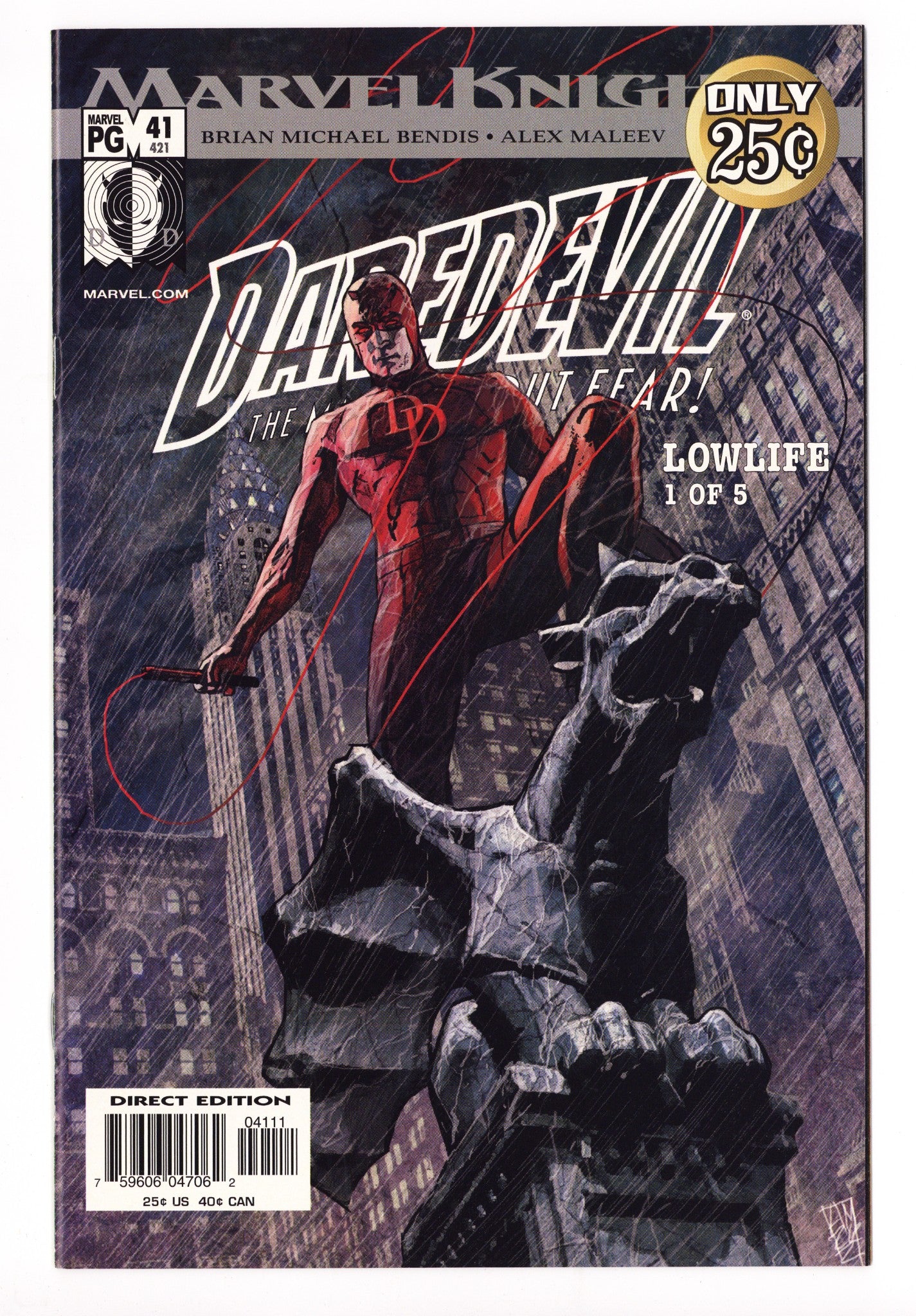 Daredevil Vol 2 41 (421) High Grade (2003) 