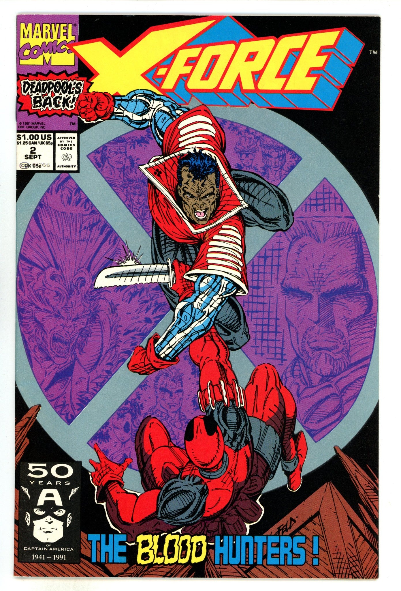 X-Force Vol 1 2 VF (8.0) (1991) 