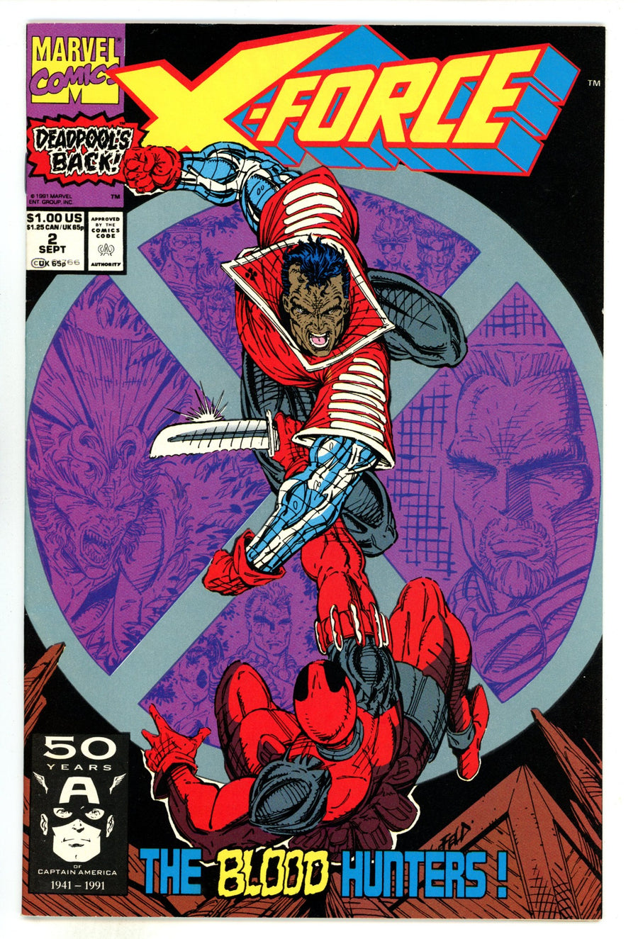 X-Force Vol 1 2 VF (8.0) (1991) 