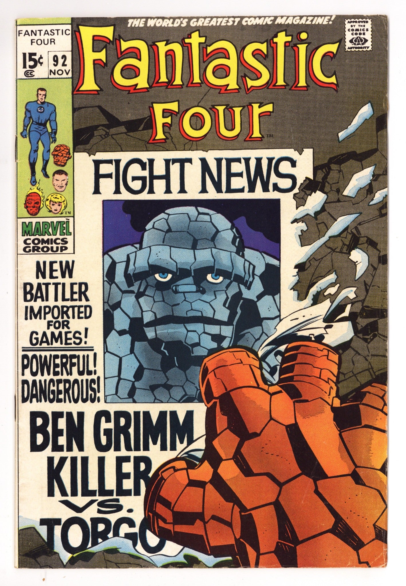 Fantastic Four Vol 1 92 FN (6.0) (1969) 