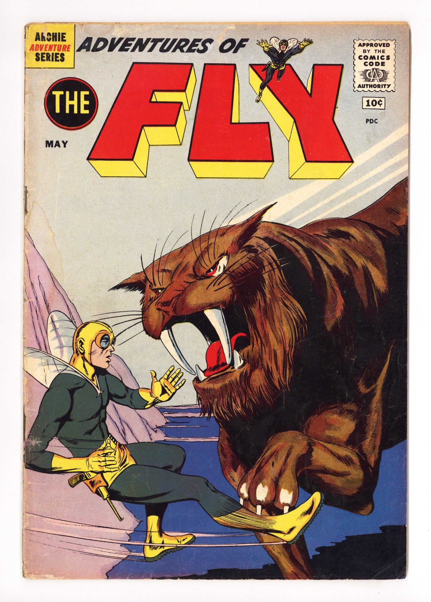 Adventures of the Fly 12 GD/VG (3.0) Tape, Colour Touch (1961) 