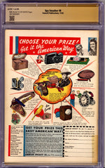 Spy Smasher 8 CGC 5.5 (FN-) (1942) Signed x1 1st Page Otto Binder thumbnail