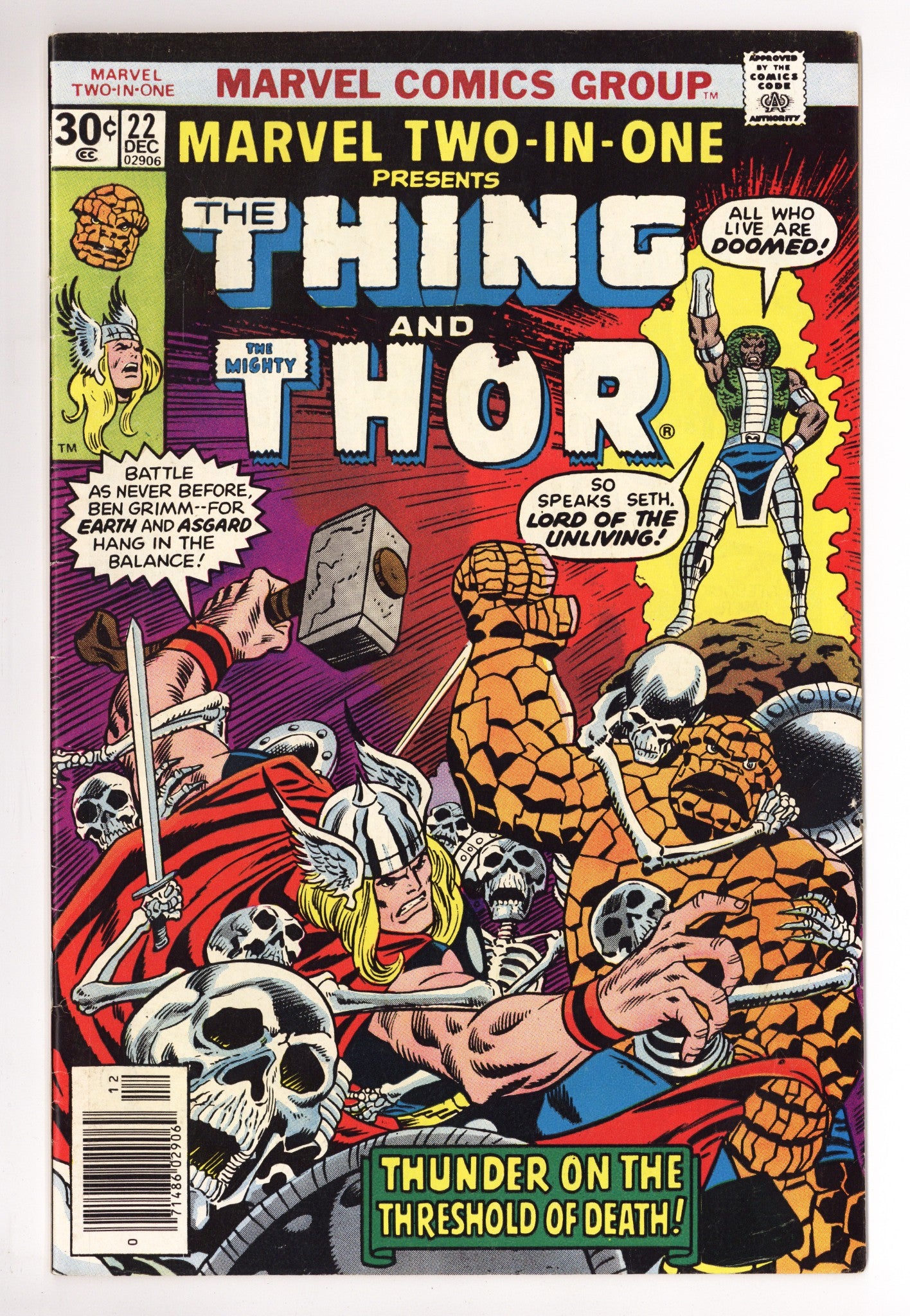 Marvel Two-in-One Vol 1 22 Low Grade (1976) 
