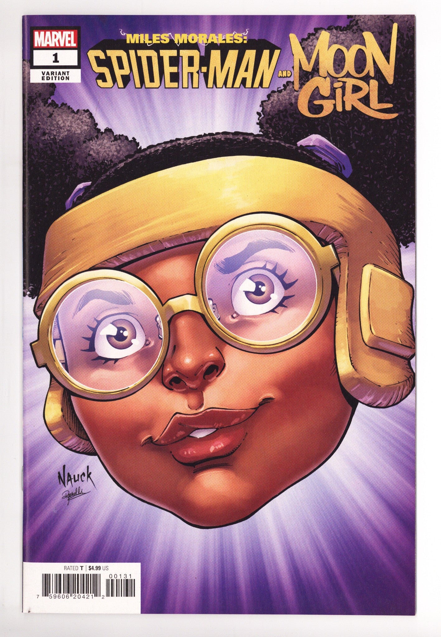 Miles Morales & Moon Girl   1  High Grade   (2022) Nauck     Variant  