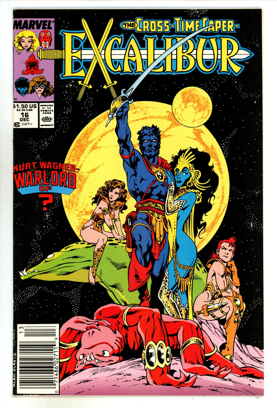 Excalibur Vol 1 16 High Grade (1989) Newsstand 