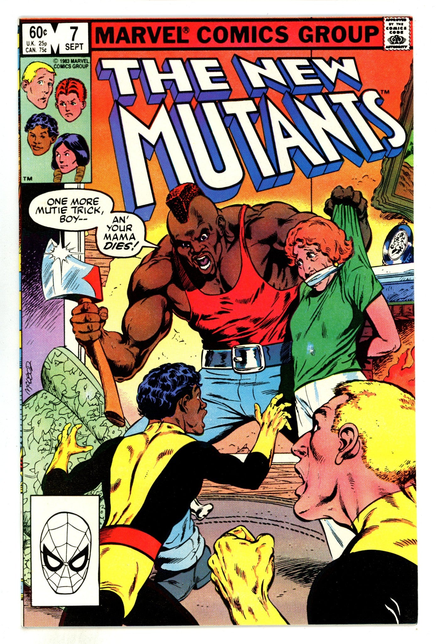 The New Mutants Vol 1 7  High Grade  (1983)  