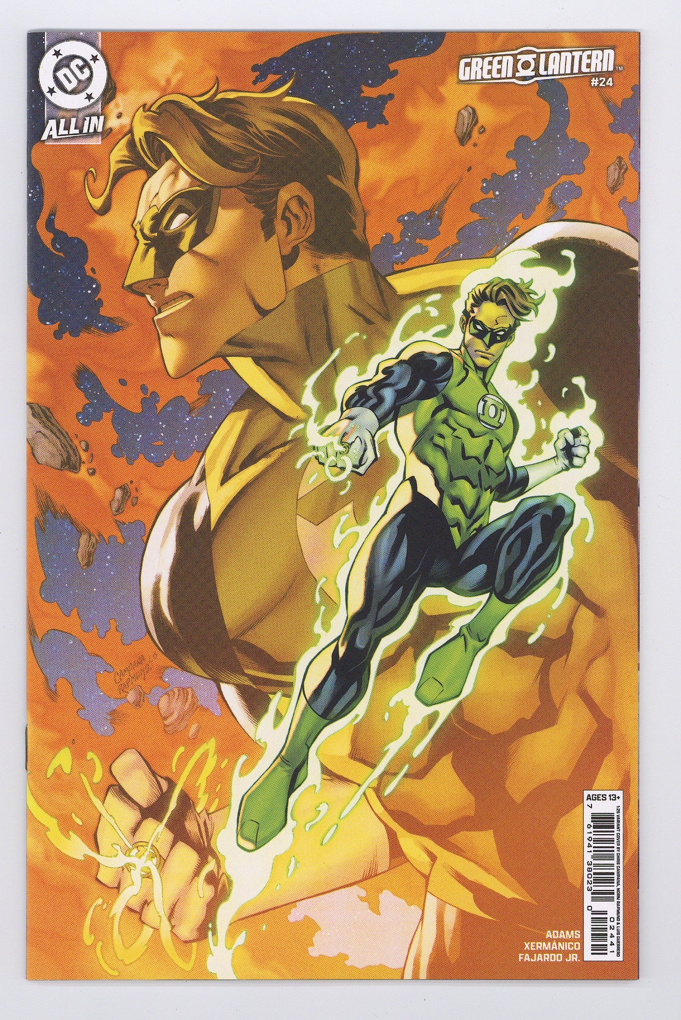 Green Lantern Vol 8 24 NM (9.4) (2025) Campana Incentive Variant 