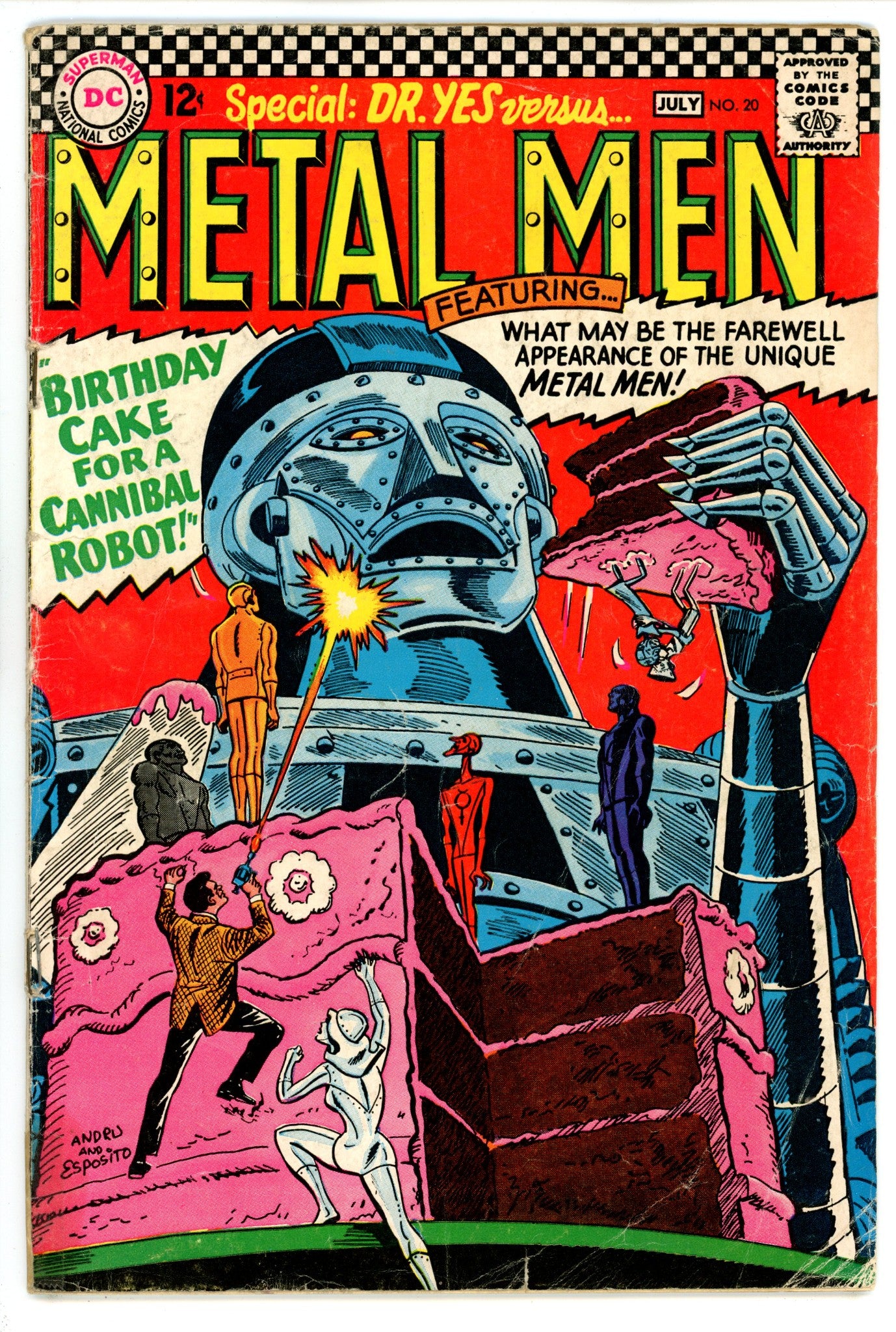 Metal Men Vol 1 20 VG- (3.5) (1966) 