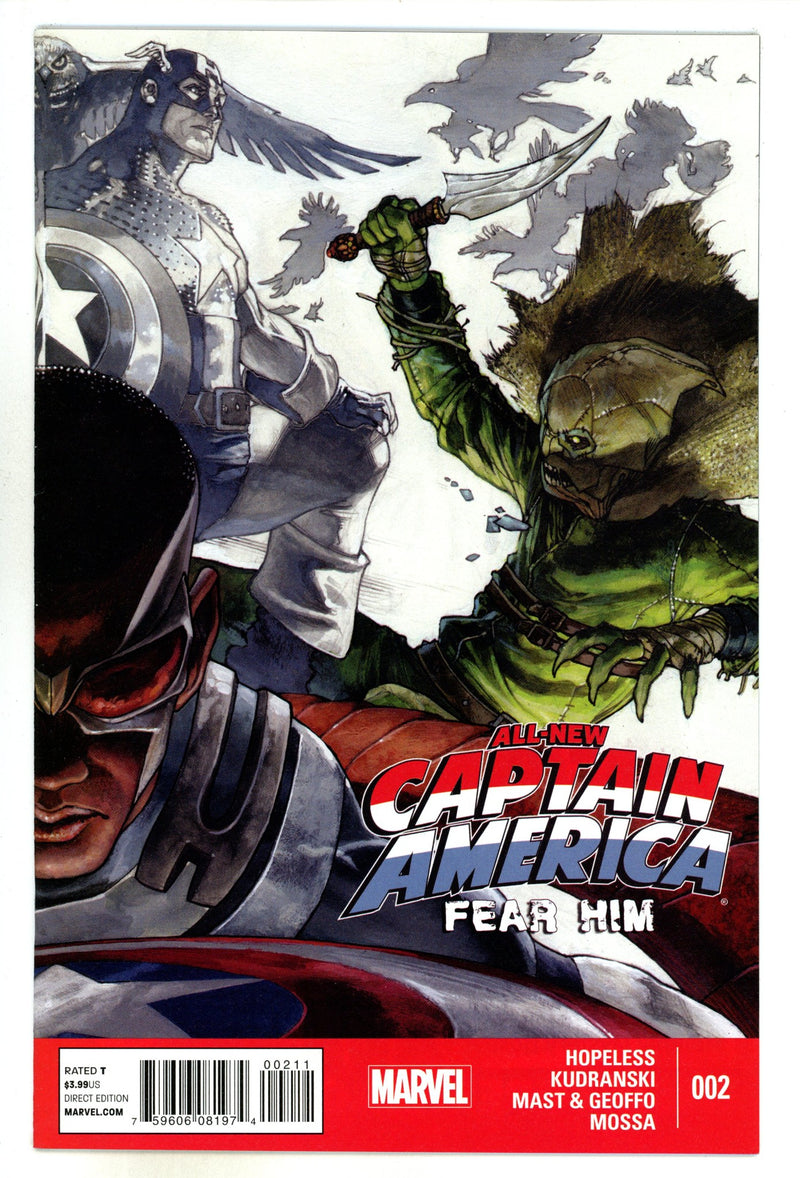 All-New Captain America: Fear Him 2 High Grade (2015) 