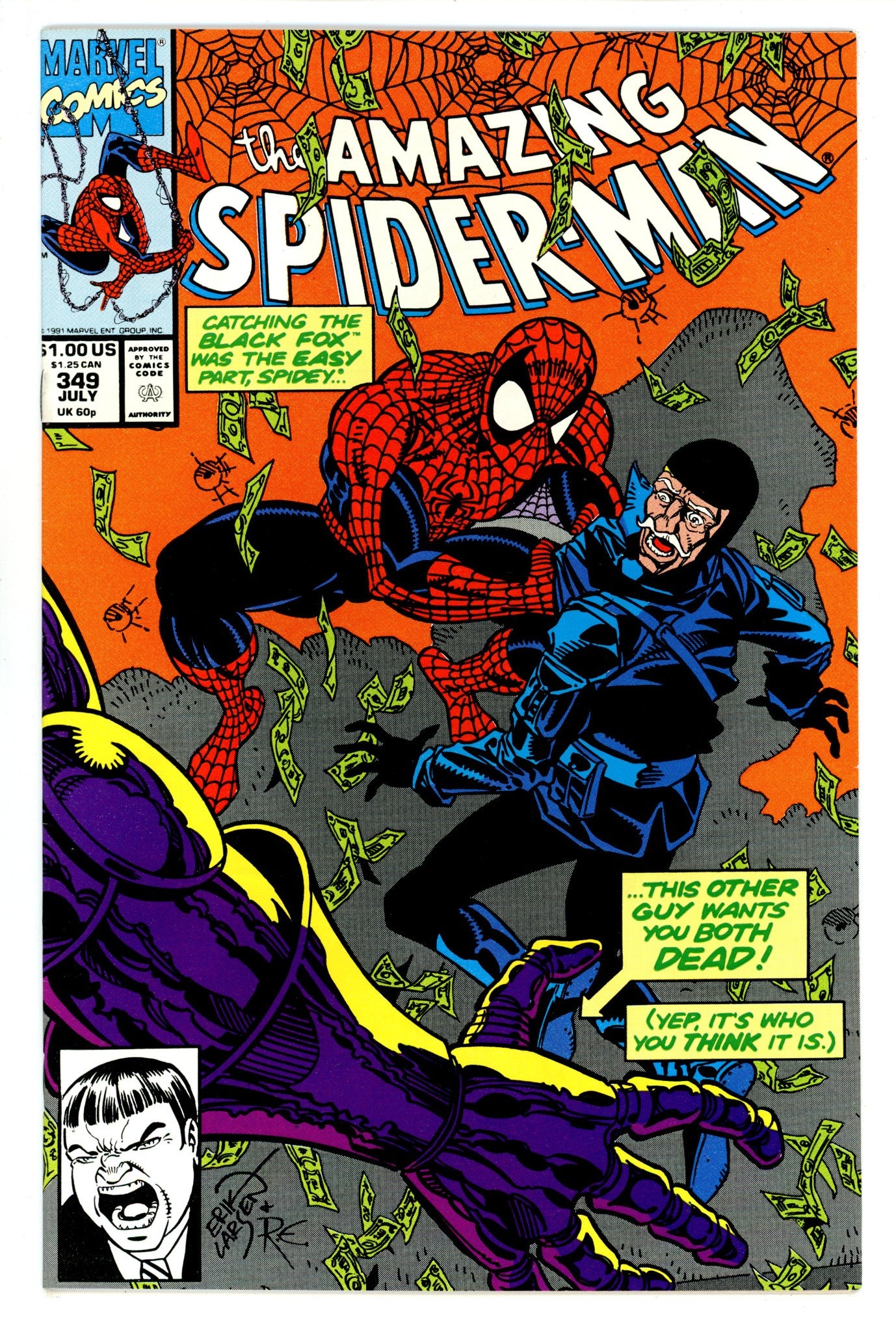 The Amazing Spider-Man Vol 1 349 VF (8.0) (1991) 