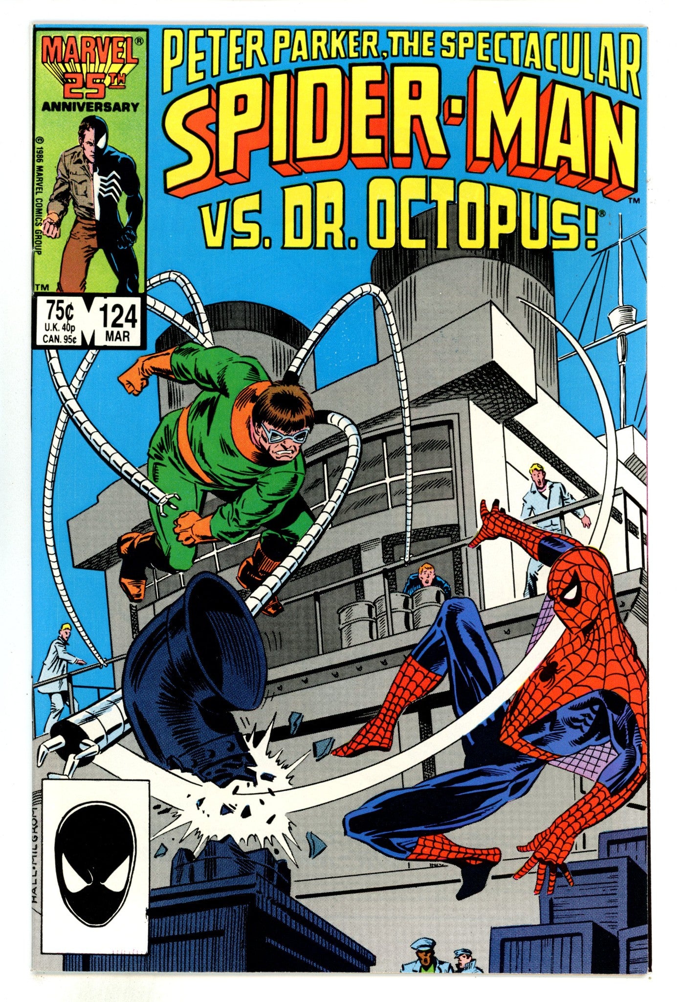 The Spectacular Spider-Man Vol 1 124 NM- (9.2) (1987) 