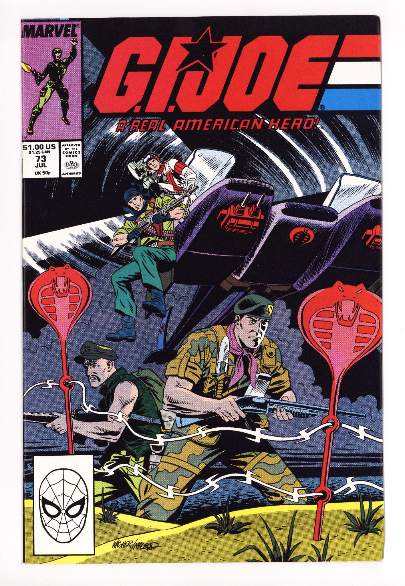 G.I. Joe, A Real American Hero 73 High Grade (1988) 