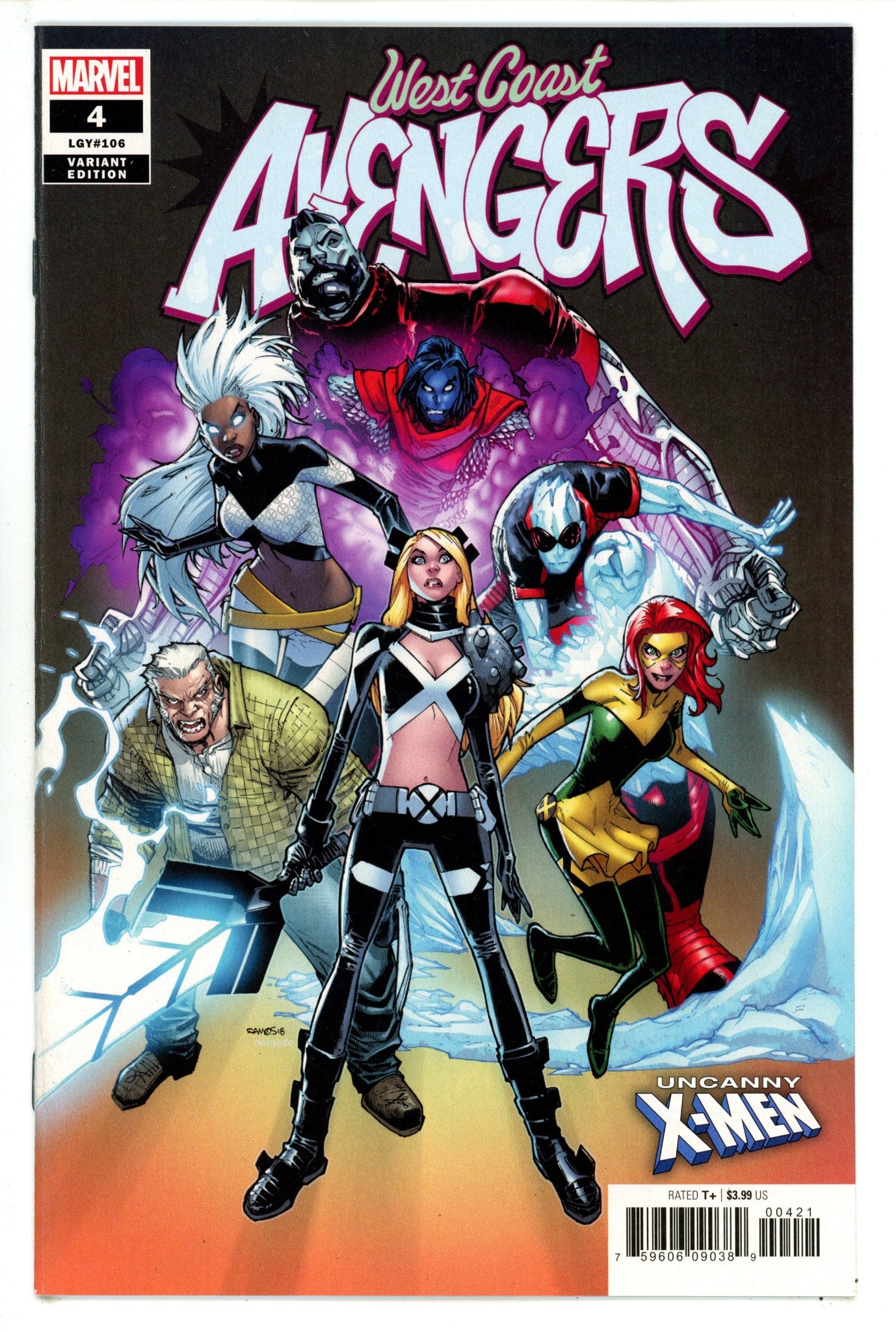 West Coast Avengers Vol 3 4 (106) High Grade (2019) Ramos Variant 