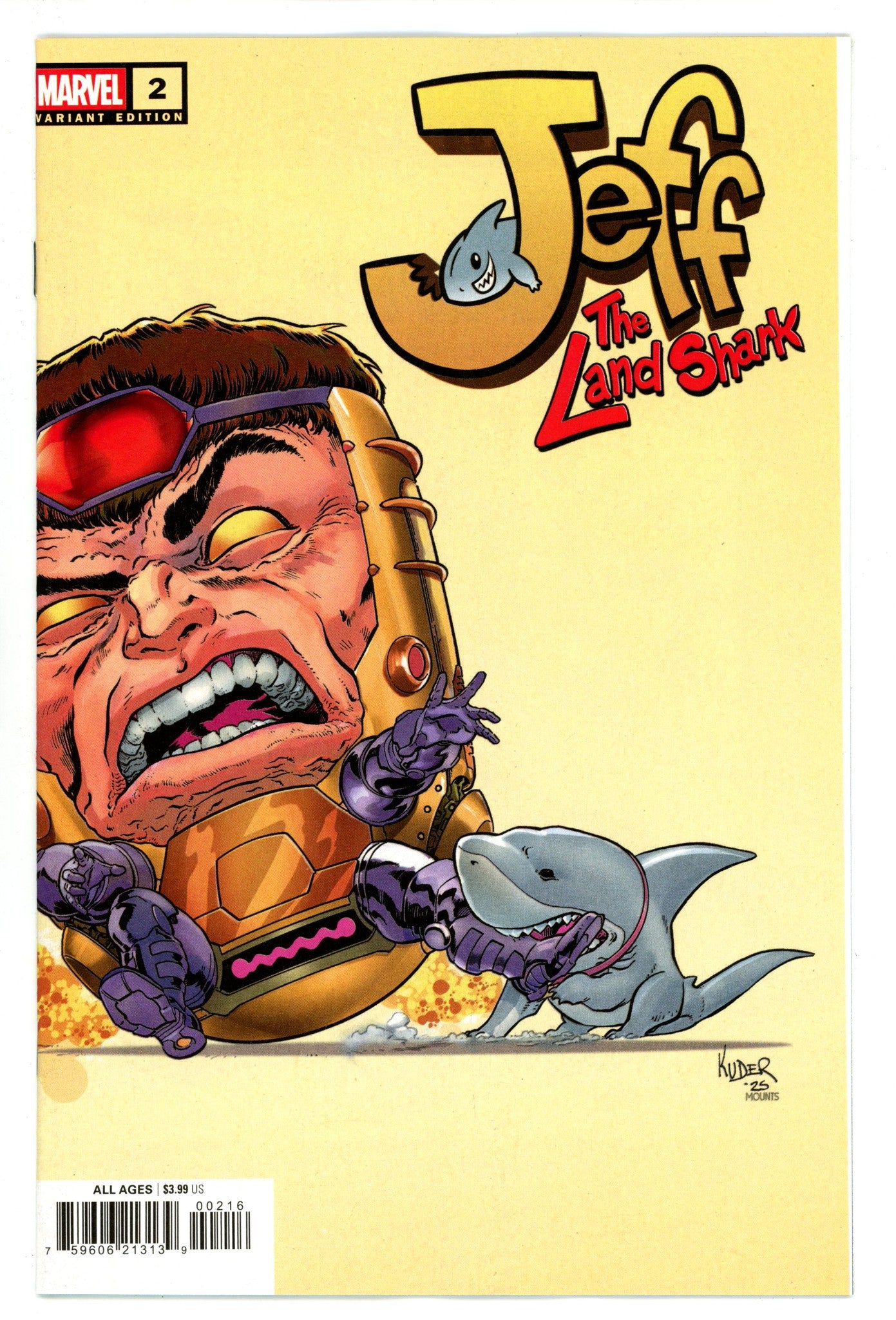 Jeff The Land Shark 2 Kuder Incentive VF/NM (2025)