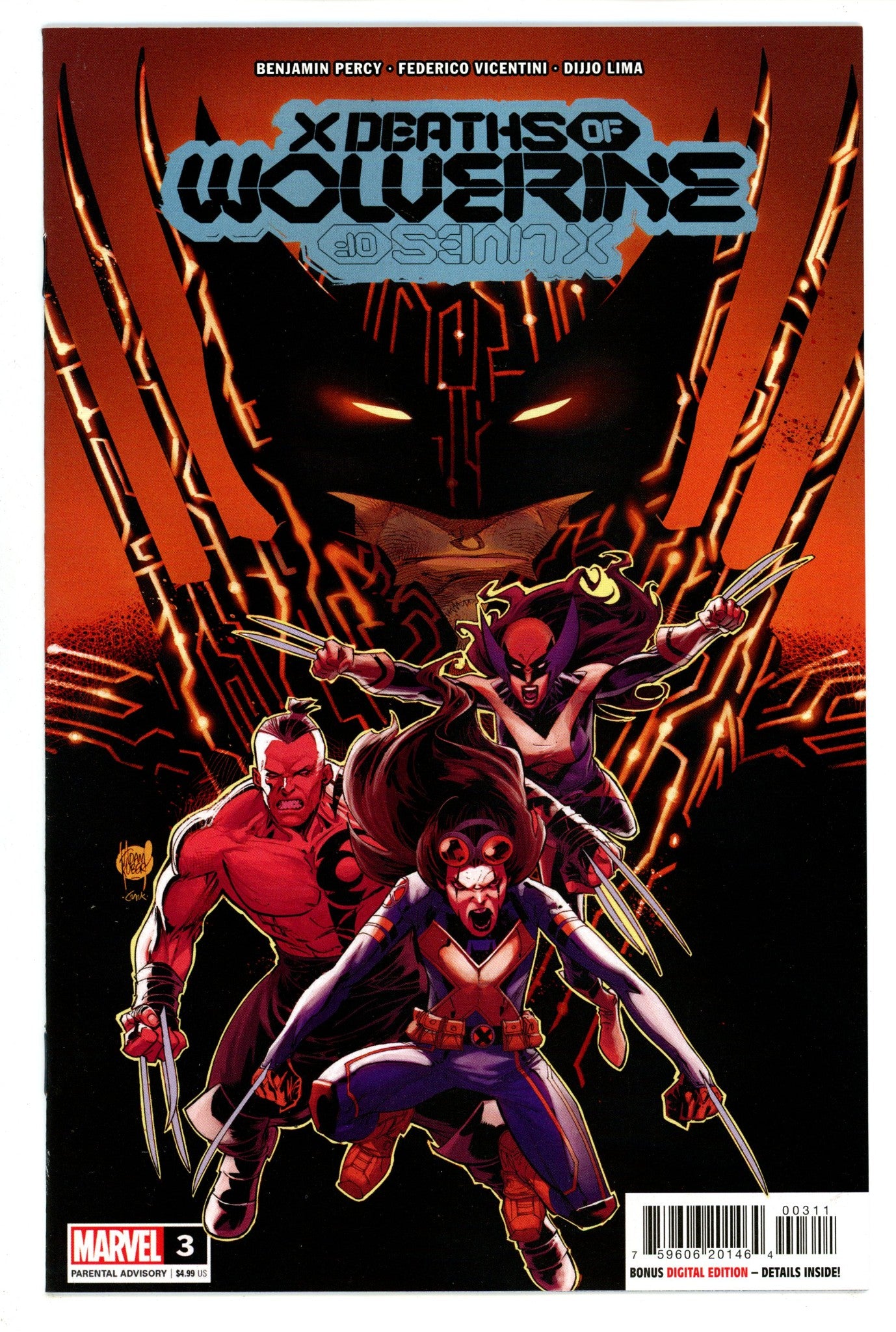 X Deaths of Wolverine 3 High Grade (2022) 