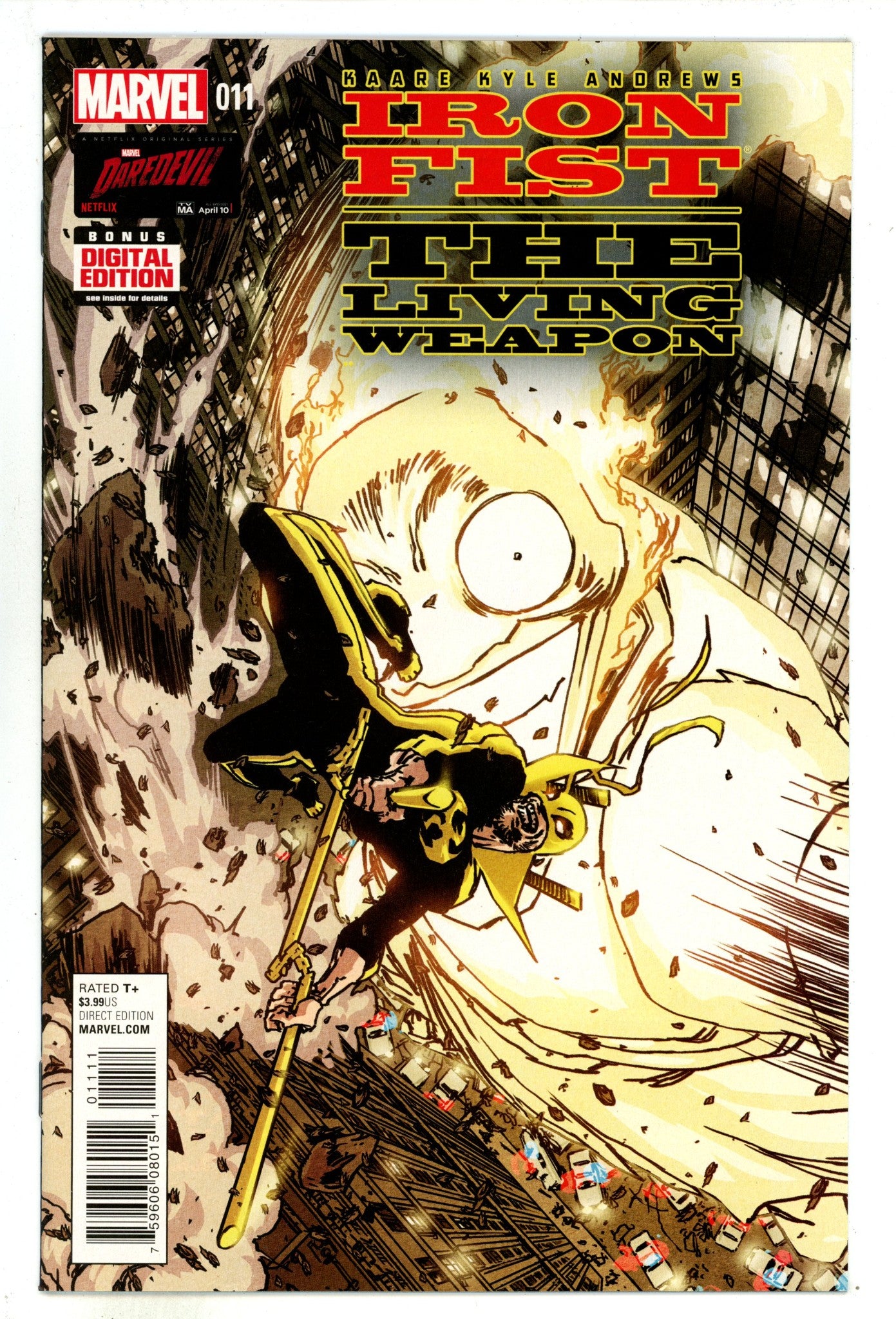 Iron Fist, the Living Weapon 11 High Grade (2015) 