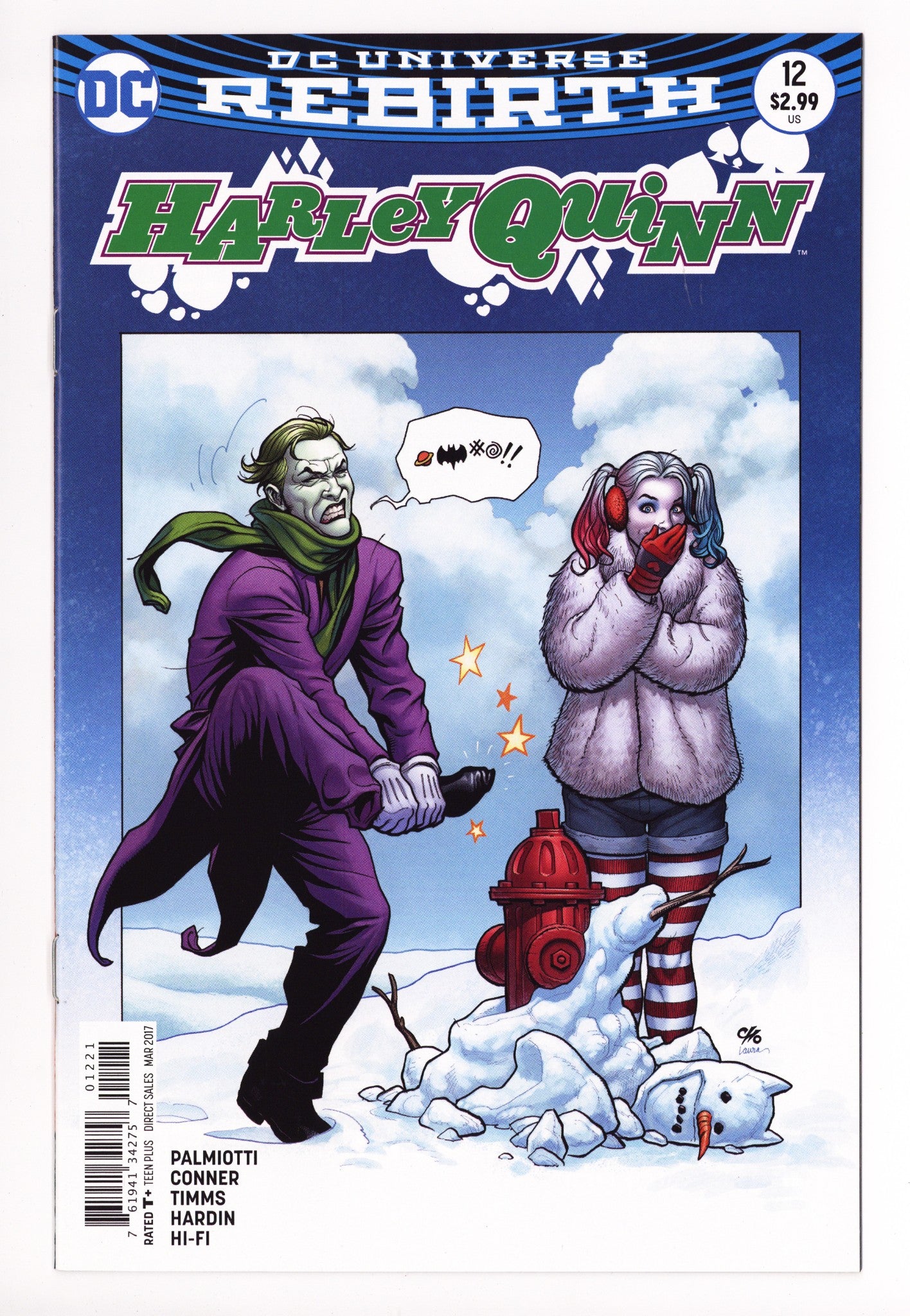 Harley Quinn Vol 3 12 High Grade (2017) Cho Variant 