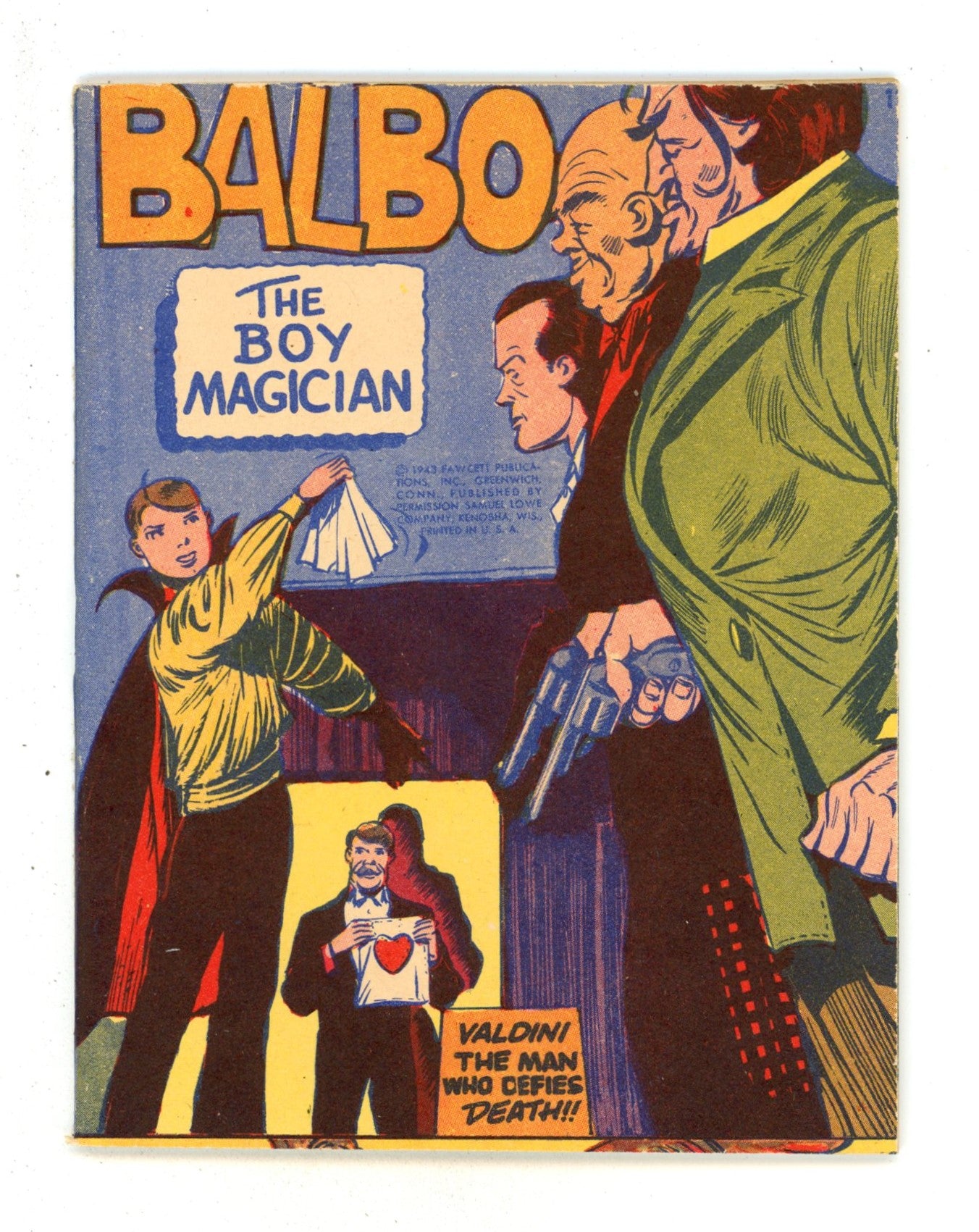 Balbo, the Boy Magician [Mighty Midget Comic] 12 NM- (9.2) (1943) 