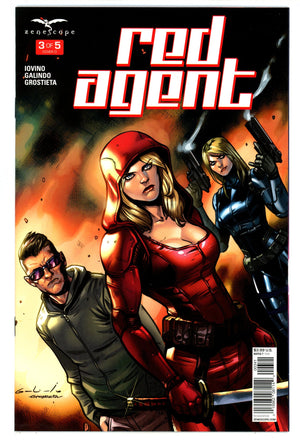 Red Agent 3 High Grade (2016) Galindo Variant
