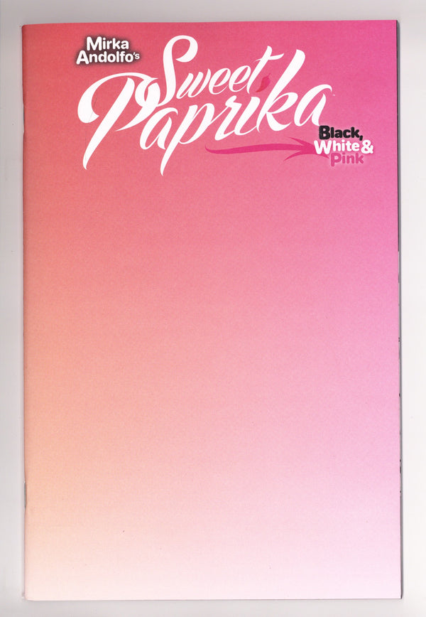 Mirka Andolfos Sweet Paprika Black White & Pink Holiday Special 1 Blank Variant (2025)
