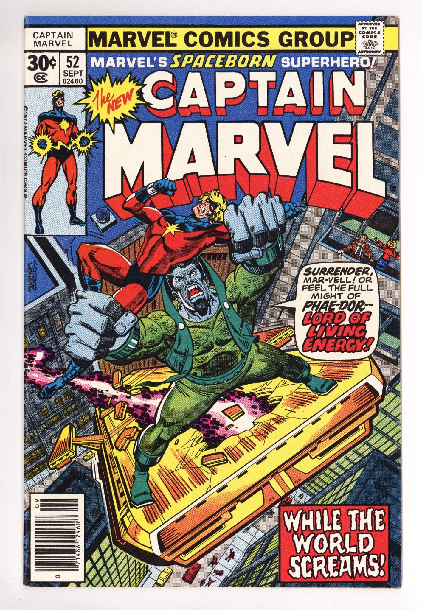 Captain Marvel Vol 1 52 Mid Grade (1977) 