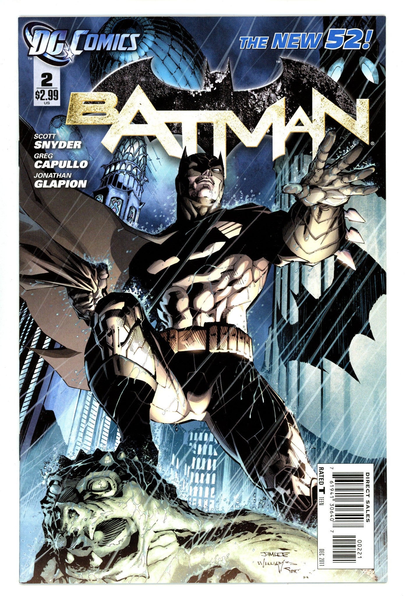 Batman Vol 2 2  VF (8.0)   (2011) Lee     Incentive Variant  
