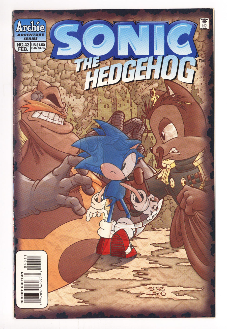 Sonic the Hedgehog Vol 2 43 Mid Grade (1997) 