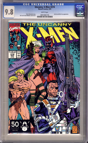 The Uncanny X-Men Vol 1 274 CGC 9.8 (NM/M) (1991)