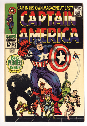 Captain America Vol 1 100 VF- (7.5) (1968)