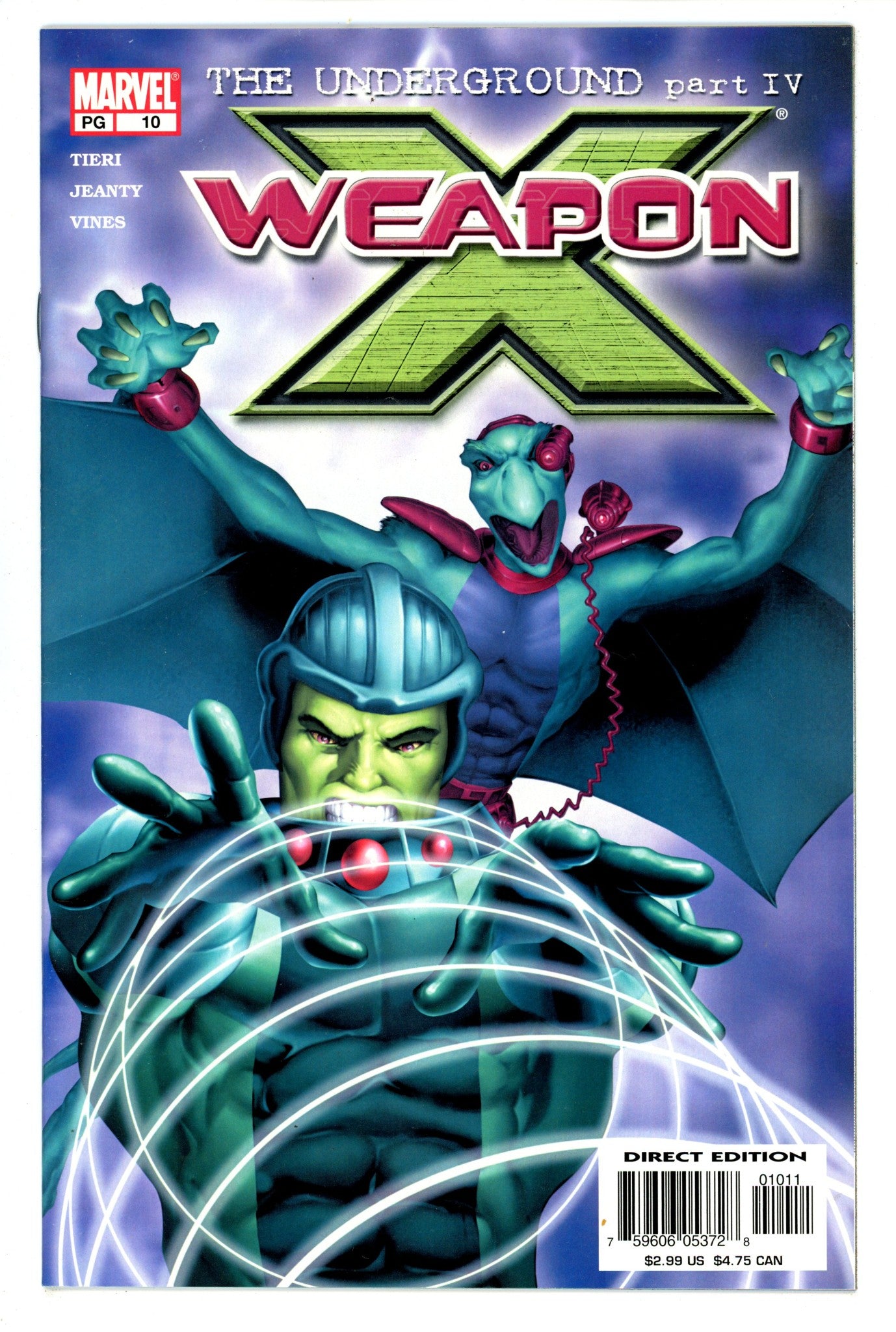 Weapon X Vol 2 10 High Grade (2003) 