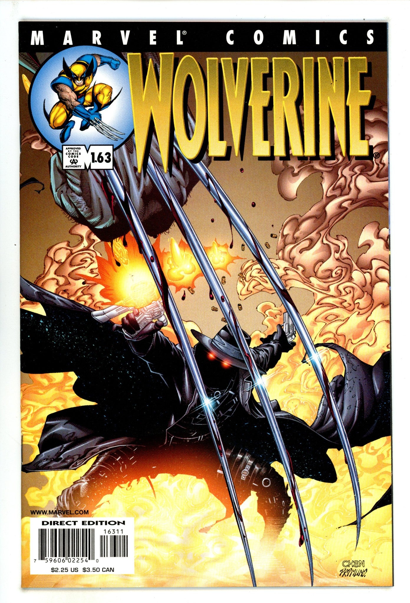 Wolverine Vol 2 163 NM- (9.2) (2001) 