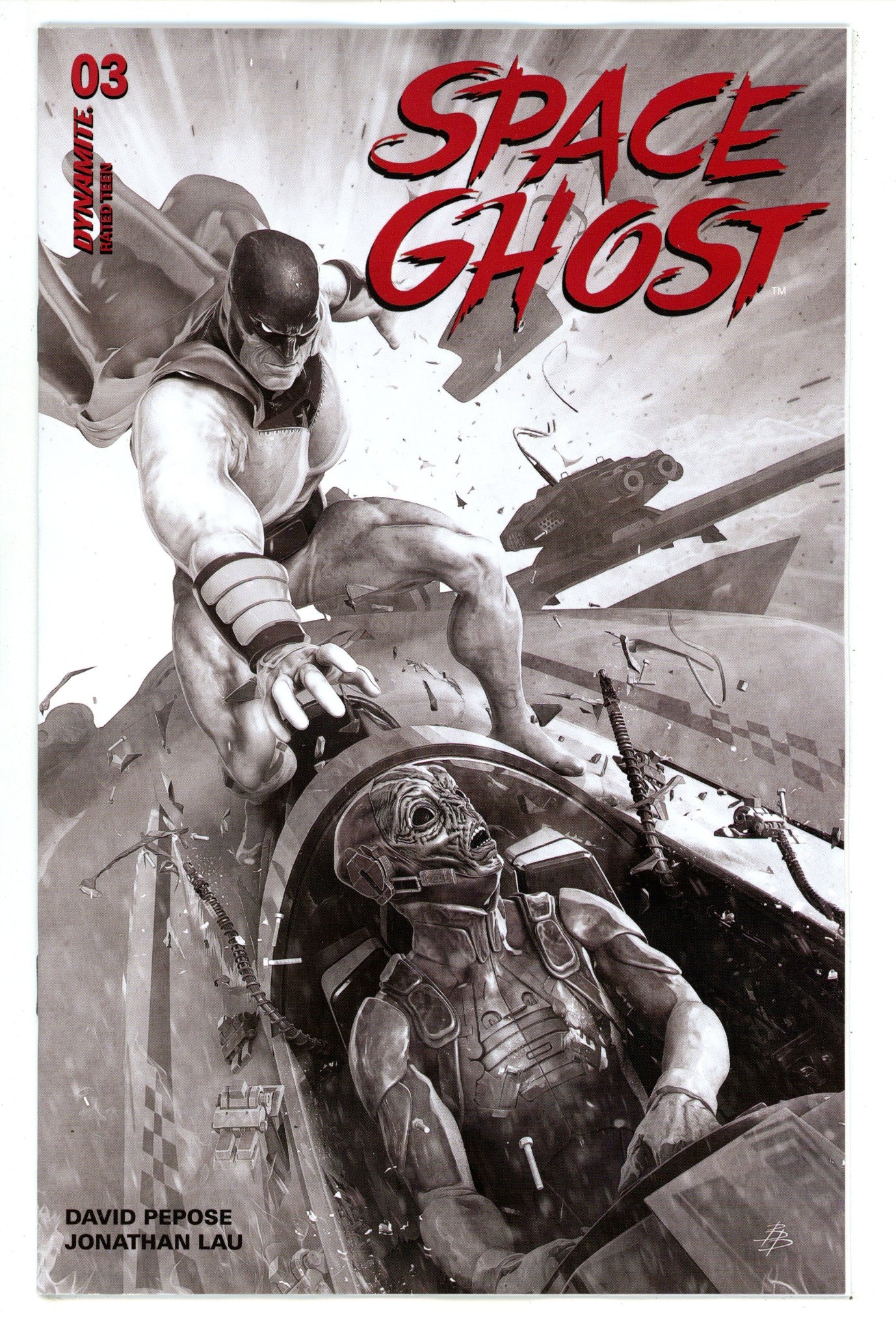 Space Ghost 3 Barends B&W Incentive Variant (2024)