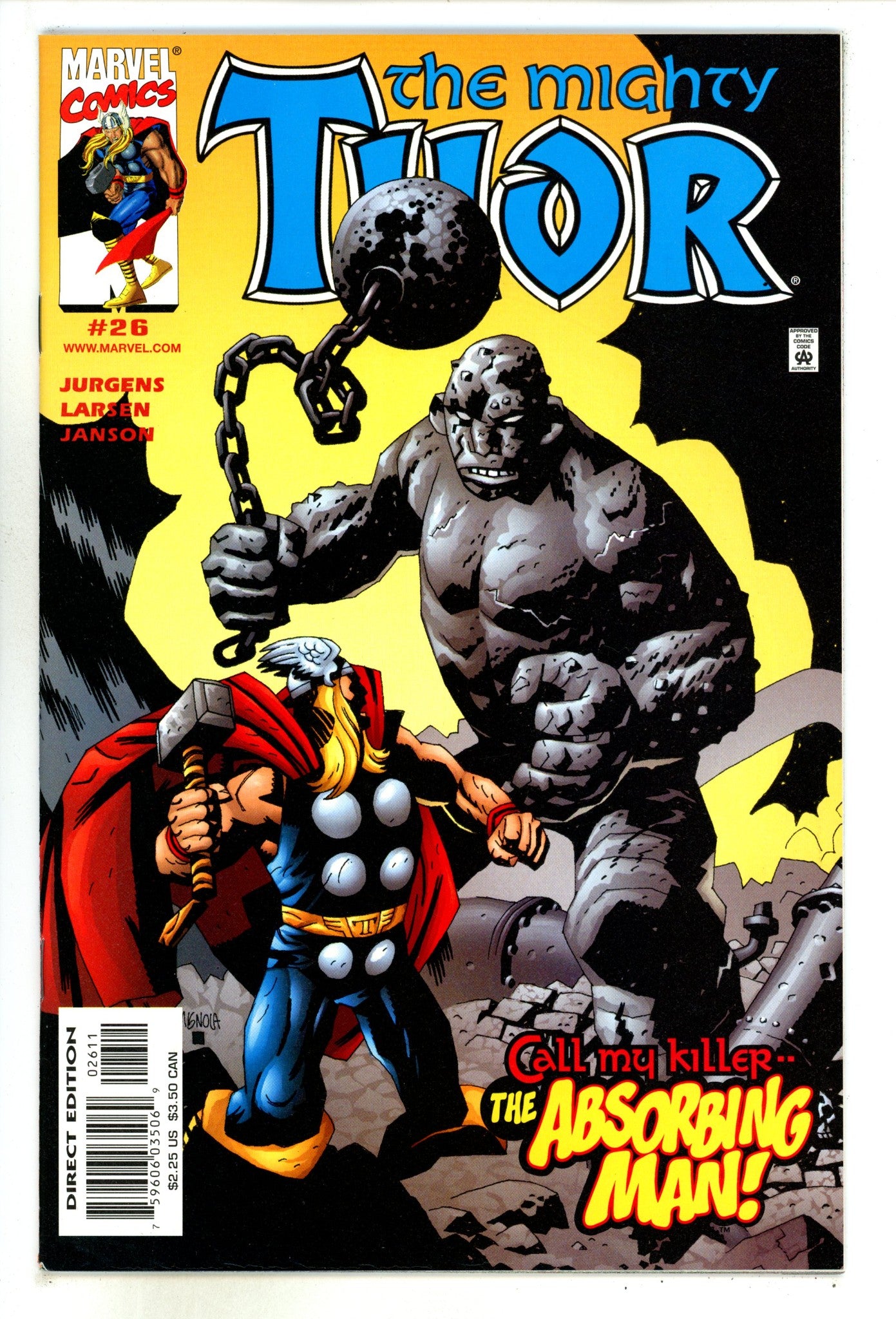 Thor Vol 2 26 High Grade (2000) 