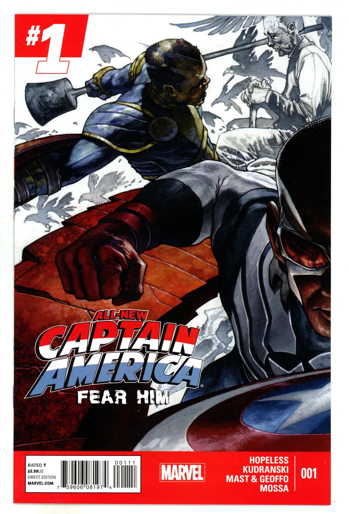 All-New Captain America: Fear Him 1 High Grade (2015) 