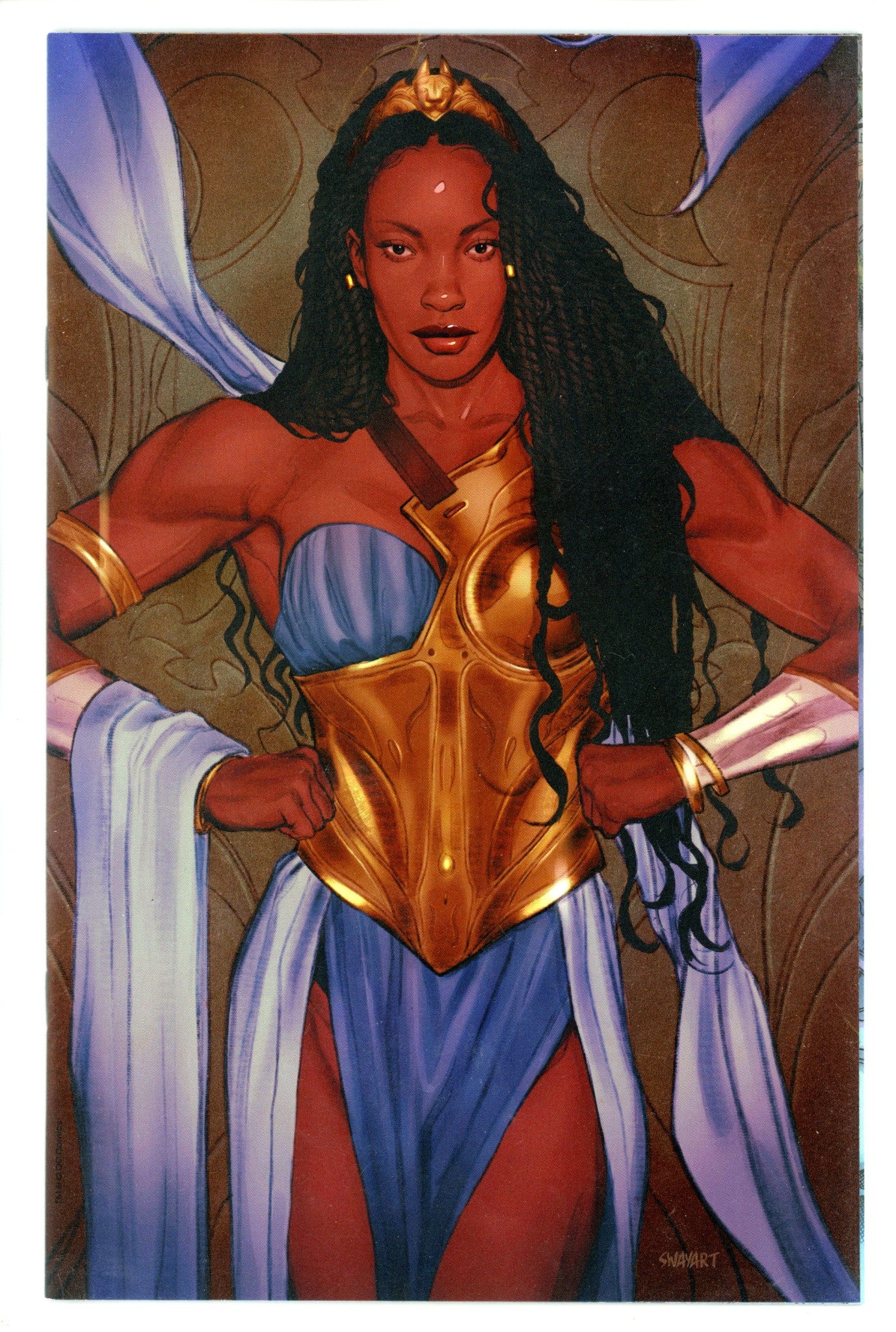 Nubia & the Amazons Vol 5 1 NM (9.4) (2021) Swaby Foil Variant 