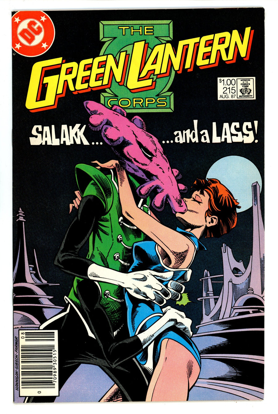 The Green Lantern Corps Vol 2 215 VF (8.0) (1987) Canadian Price Variant 