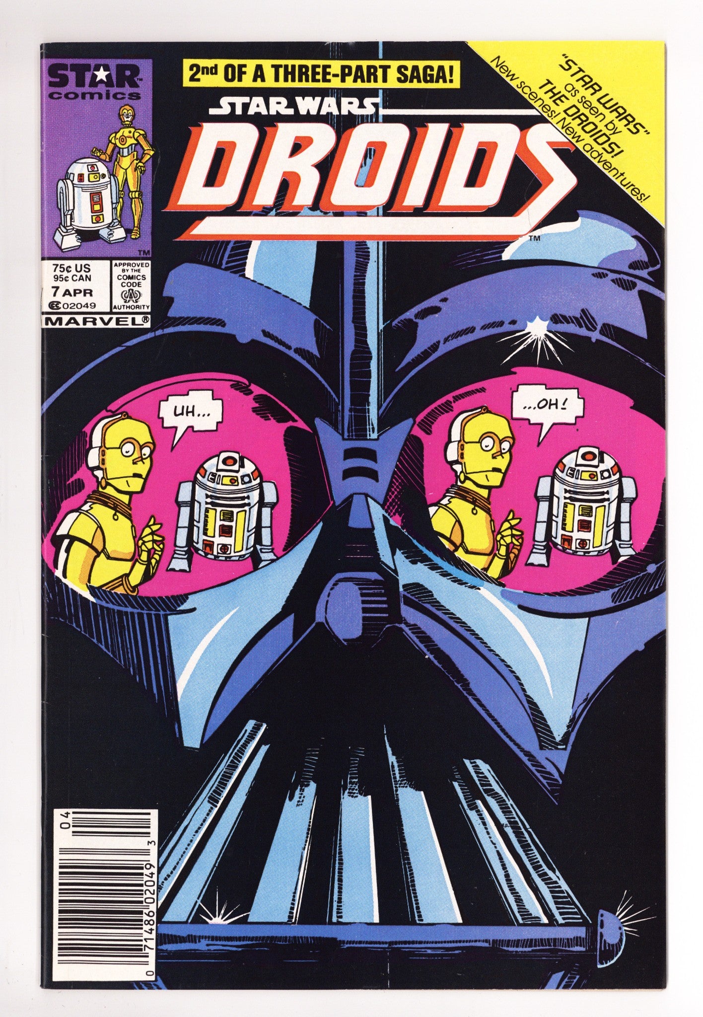 Droids 7 VF- (7.5) (1987) Newsstand 