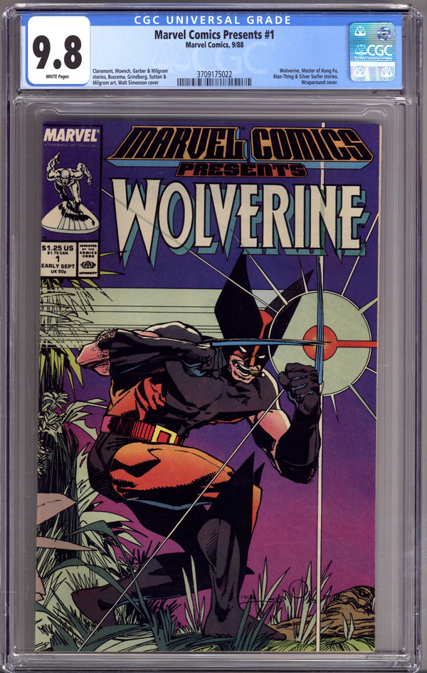 Marvel Comics Presents Vol 1 1 CGC 9.8 (NM/M) (1988)